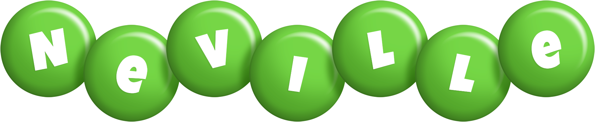 Neville candy-green logo