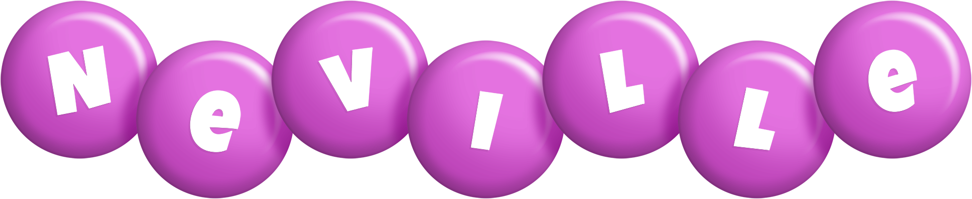 Neville candy-purple logo