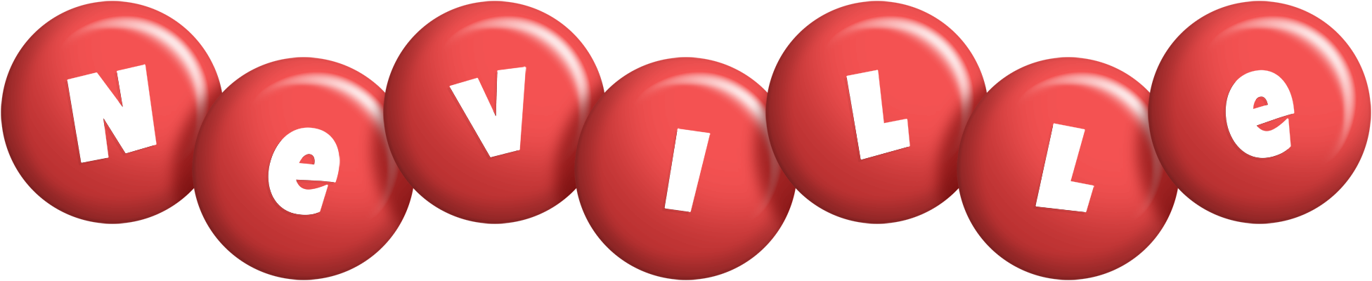 Neville candy-red logo