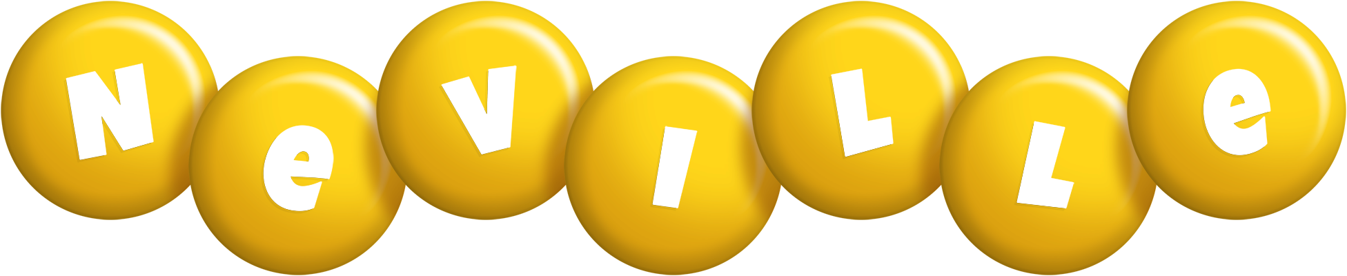 Neville candy-yellow logo