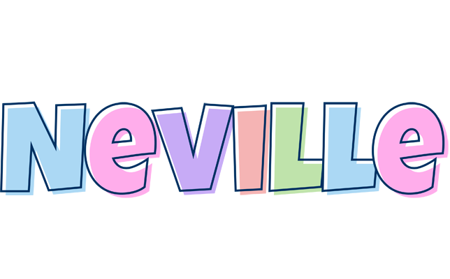Neville pastel logo