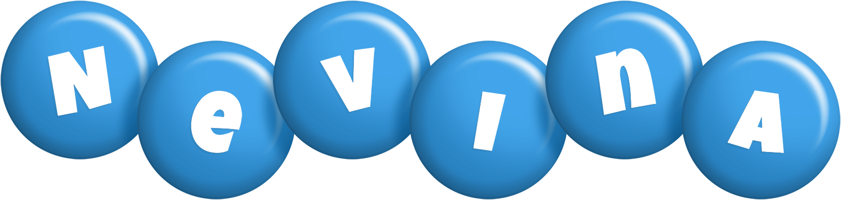 Nevina candy-blue logo