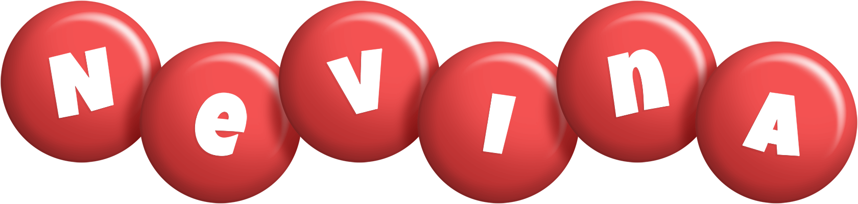 Nevina candy-red logo