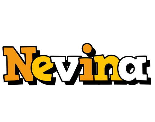 Nevina cartoon logo