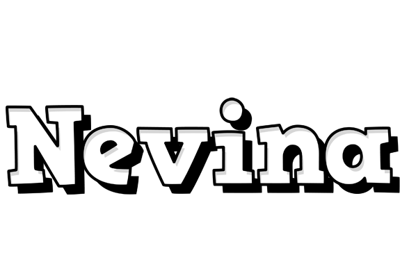 Nevina snowing logo