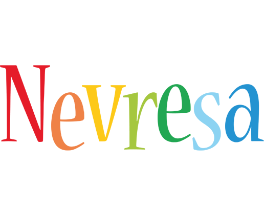 Nevresa birthday logo