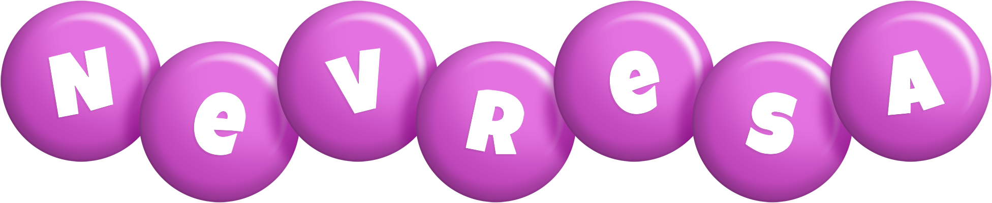 Nevresa candy-purple logo
