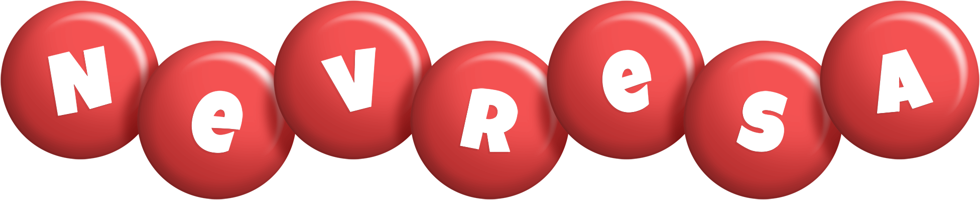 Nevresa candy-red logo