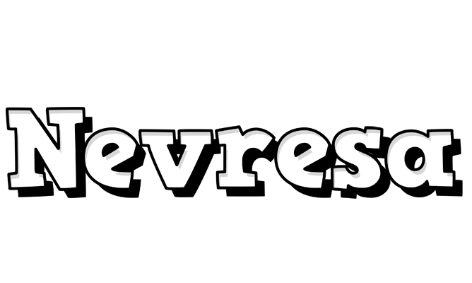 Nevresa snowing logo