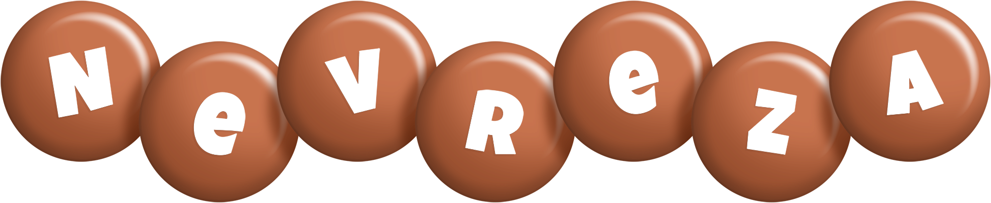 Nevreza candy-brown logo