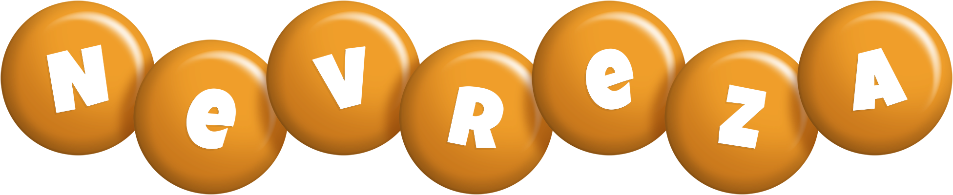 Nevreza candy-orange logo