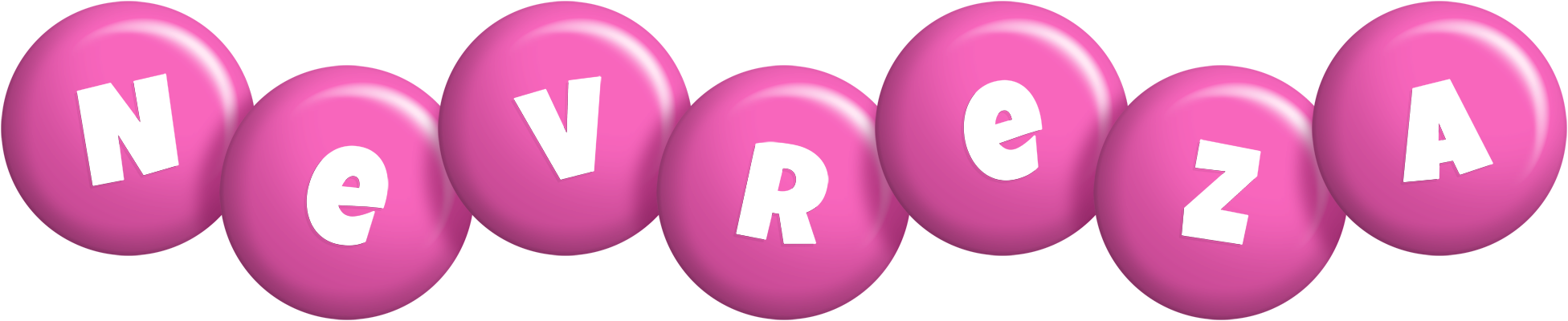 Nevreza candy-pink logo