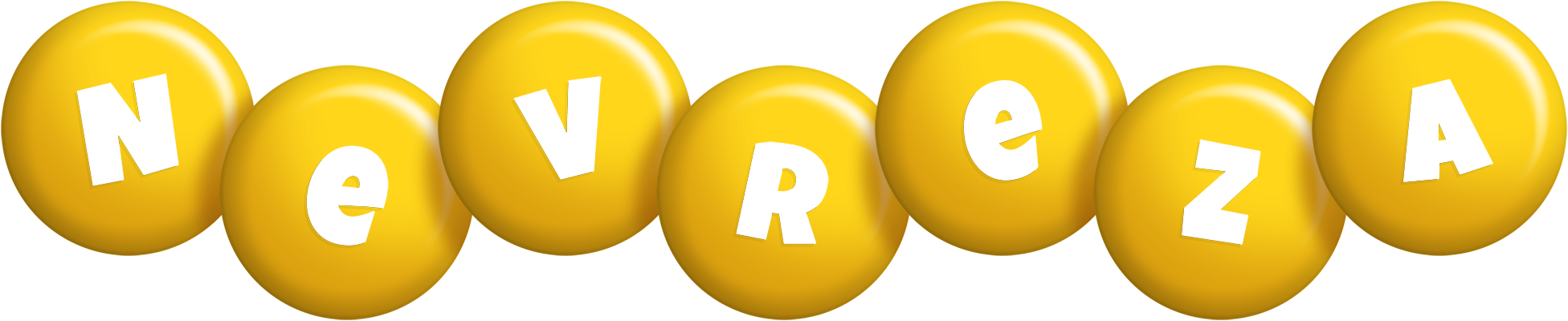Nevreza candy-yellow logo