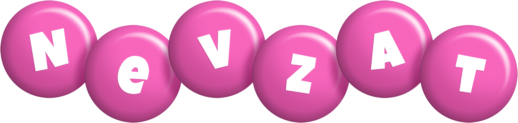 Nevzat candy-pink logo