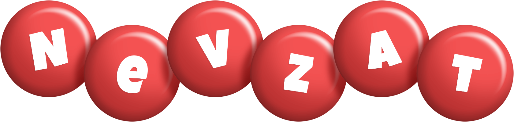 Nevzat candy-red logo