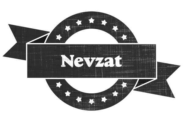 Nevzat grunge logo