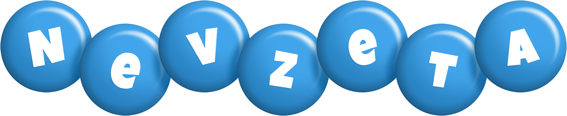 Nevzeta candy-blue logo