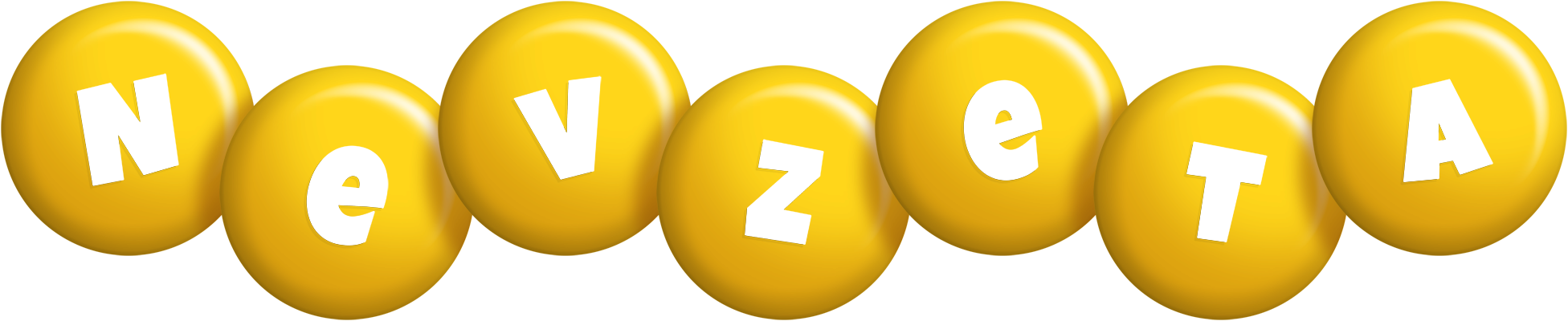 Nevzeta candy-yellow logo