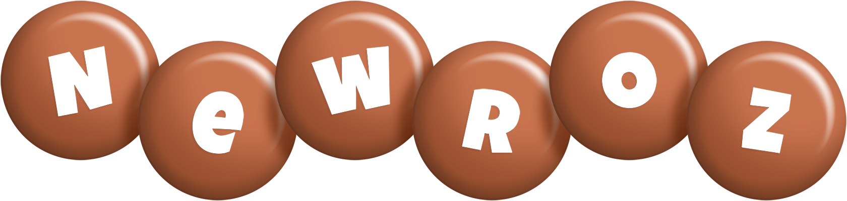 Newroz candy-brown logo