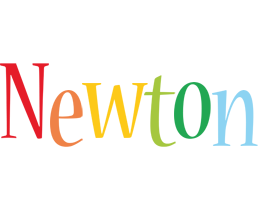 Newton birthday logo