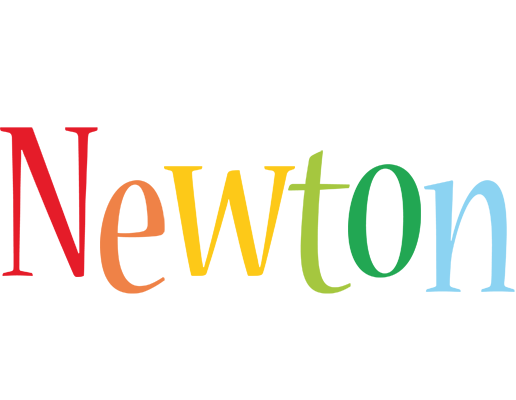 Newton birthday logo