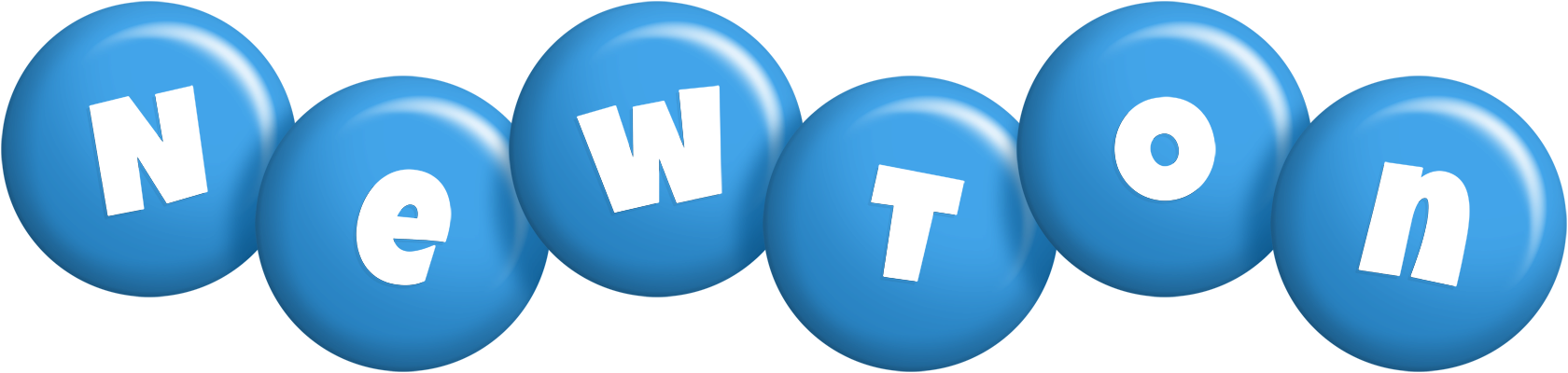 Newton candy-blue logo