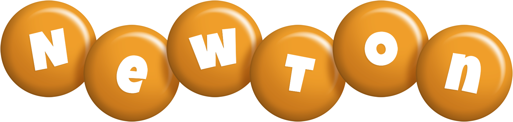 Newton candy-orange logo
