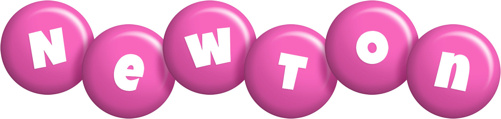 Newton candy-pink logo