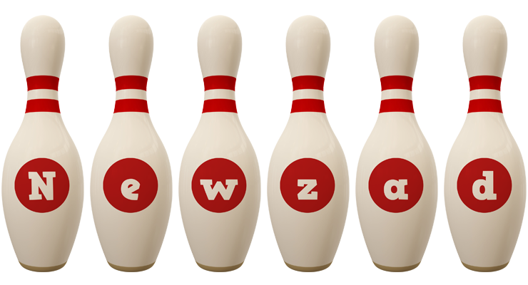 Newzad bowling-pin logo