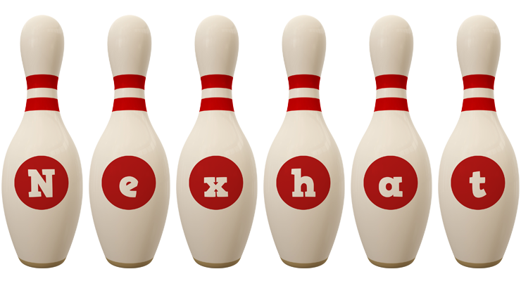 Nexhat bowling-pin logo