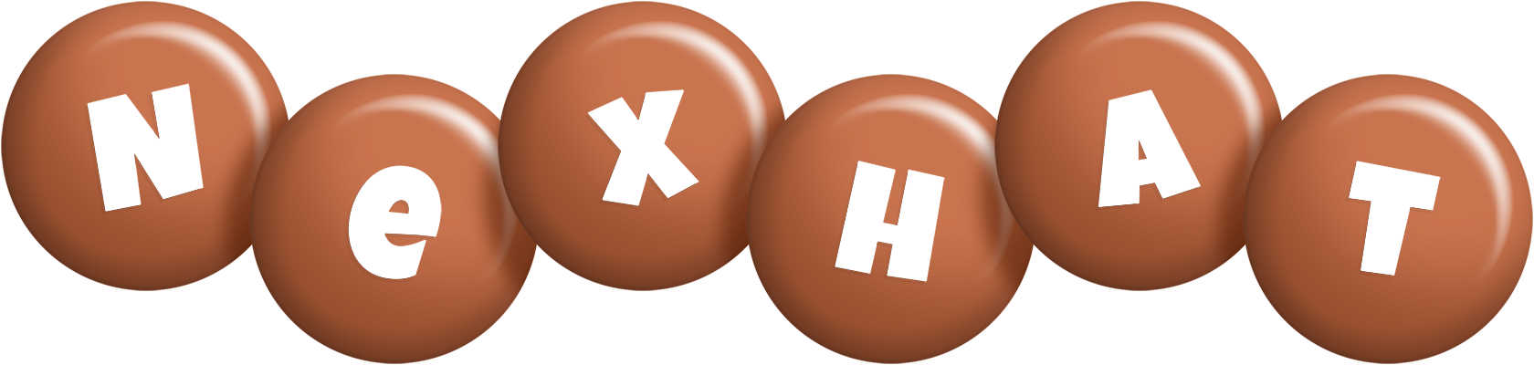 Nexhat candy-brown logo