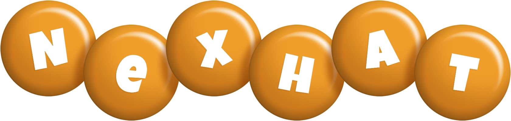 Nexhat candy-orange logo