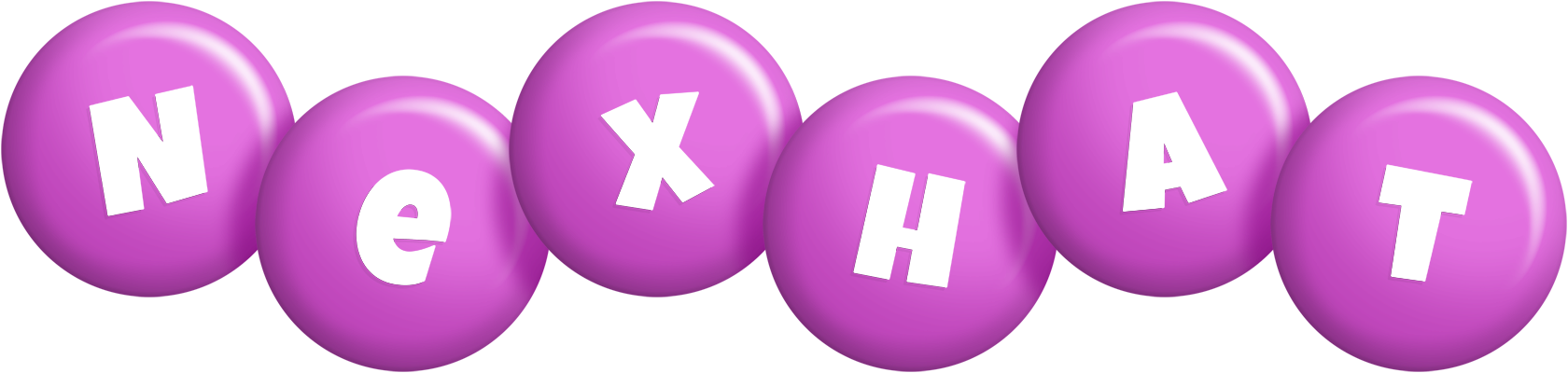 Nexhat candy-purple logo