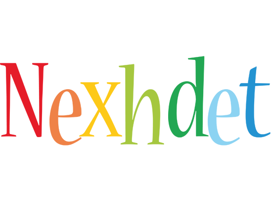 Nexhdet birthday logo