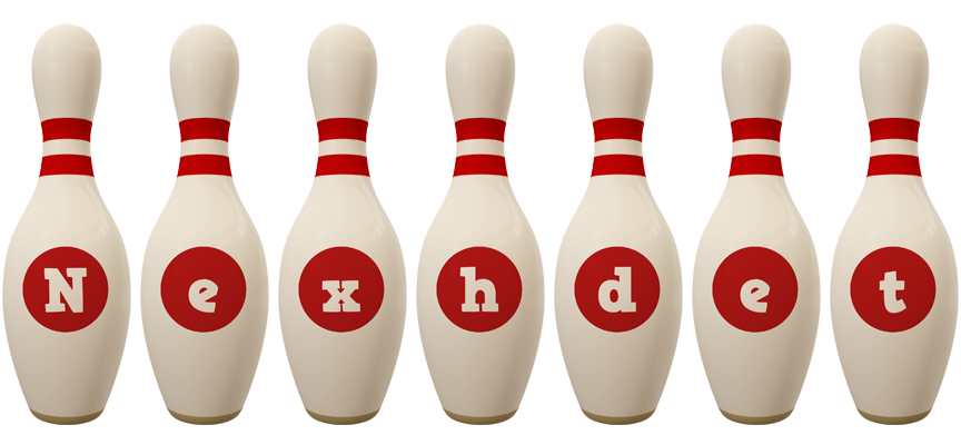 Nexhdet bowling-pin logo