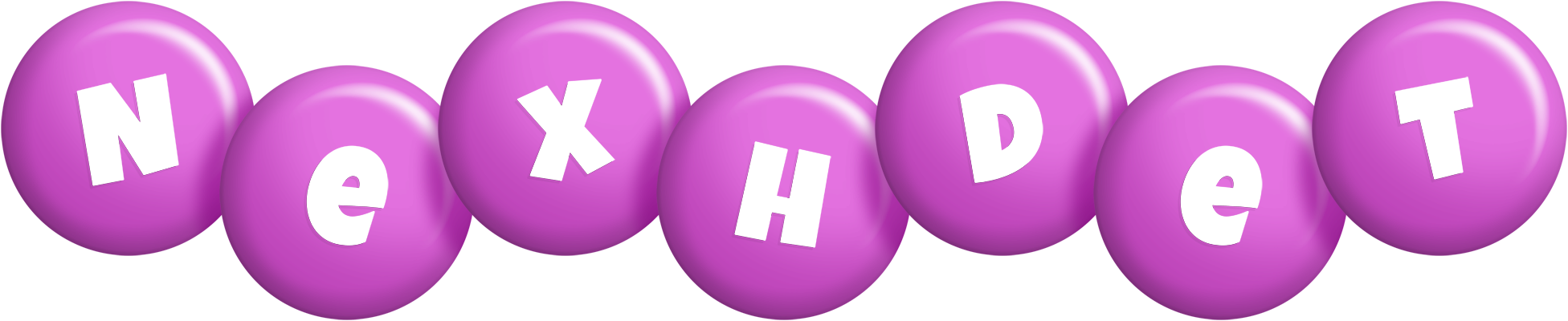 Nexhdet candy-purple logo