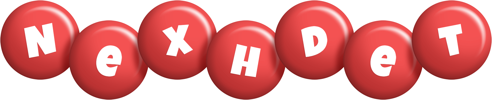 Nexhdet candy-red logo