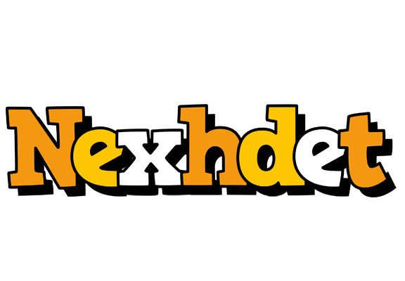 Nexhdet cartoon logo