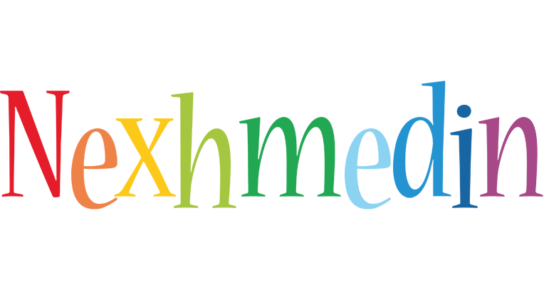 Nexhmedin birthday logo