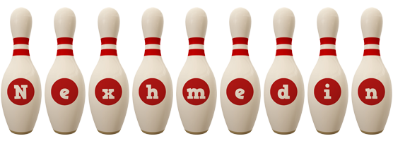 Nexhmedin bowling-pin logo
