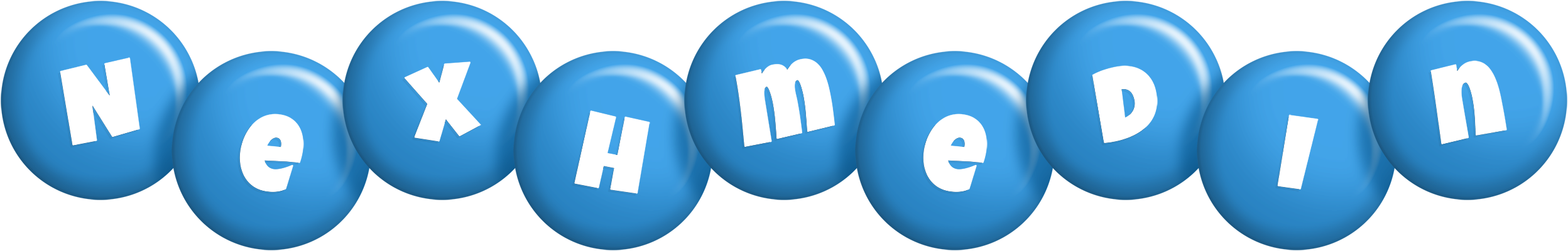 Nexhmedin candy-blue logo