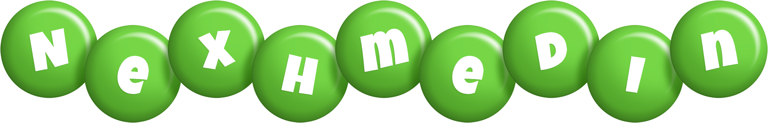 Nexhmedin candy-green logo