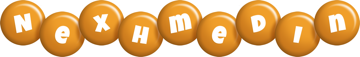 Nexhmedin candy-orange logo