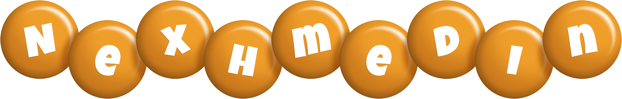 Nexhmedin candy-orange logo