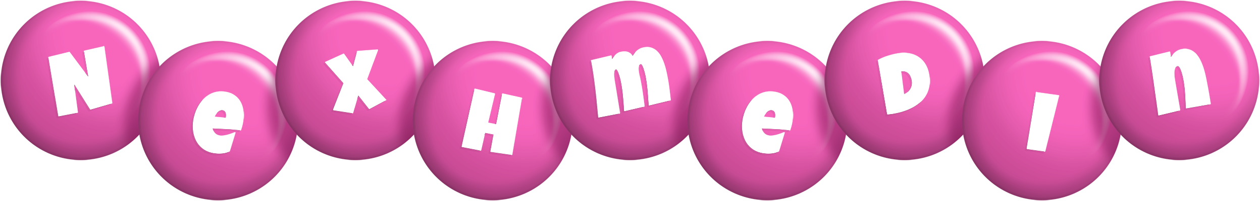 Nexhmedin candy-pink logo