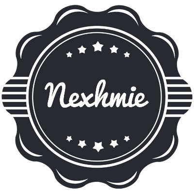 Nexhmie badge logo