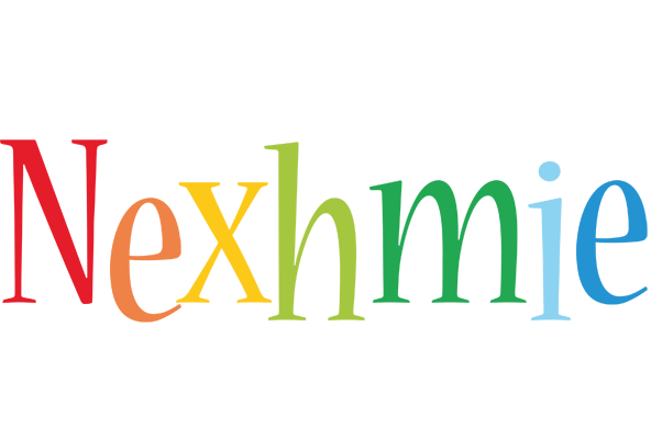 Nexhmie birthday logo