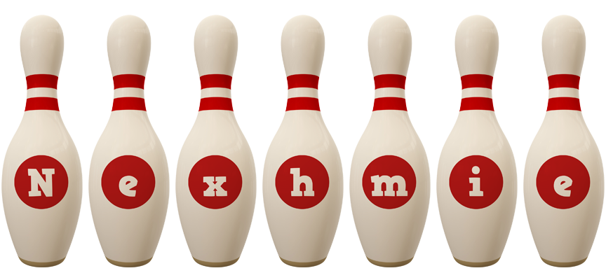 Nexhmie bowling-pin logo