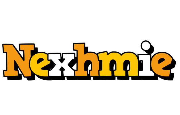 Nexhmie cartoon logo