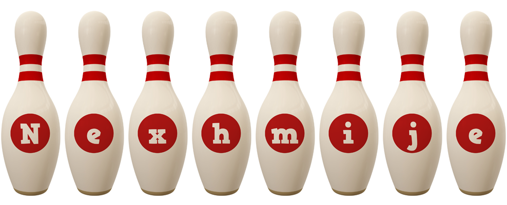 Nexhmije bowling-pin logo